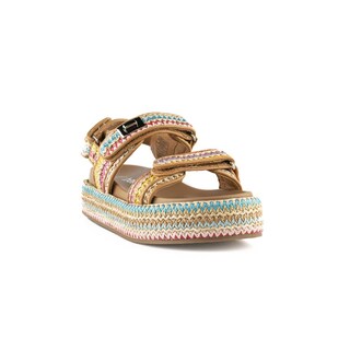 Foto 3 | Sandalia Plataforma Yute Casual Hebilla Para Dama Walki Giorgia Multicolor