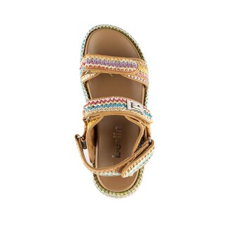 Foto 5 | Sandalia Plataforma Yute Casual Hebilla Para Dama Walki Giorgia Multicolor