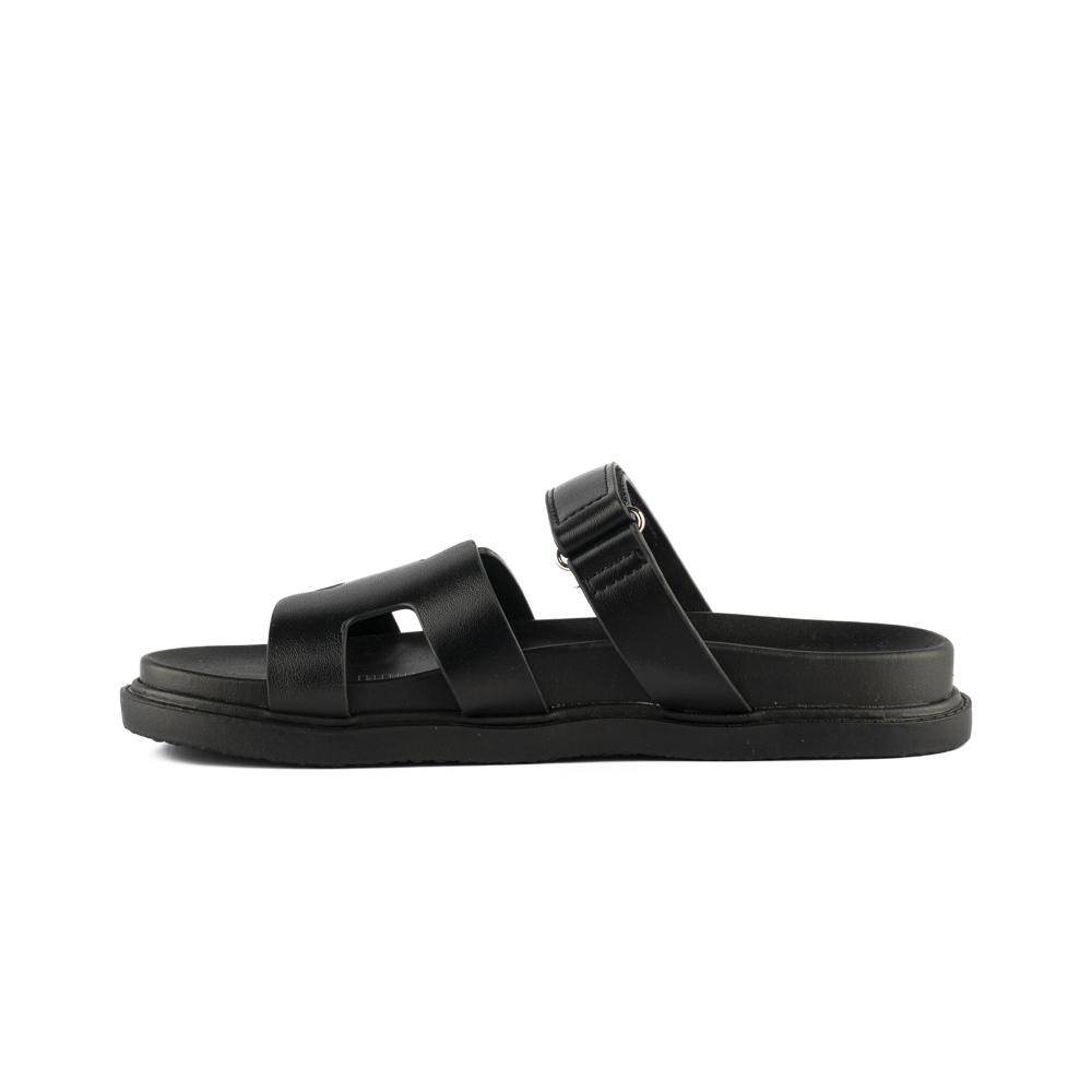 Foto 4 pulgar | Sandalia Tiras Hebilla Casual Moda Para Mujer Walki Francia Negro