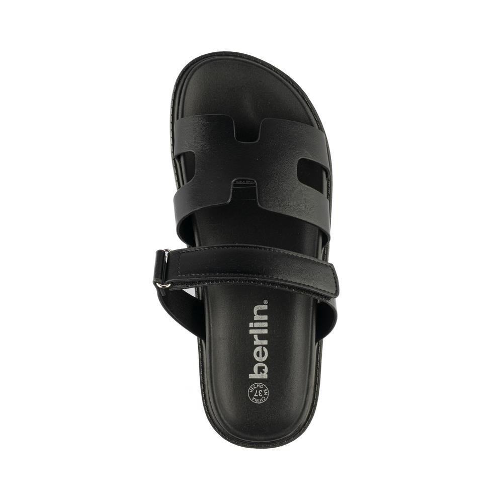 Foto 5 pulgar | Sandalia Tiras Hebilla Casual Moda Para Mujer Walki Francia Negro