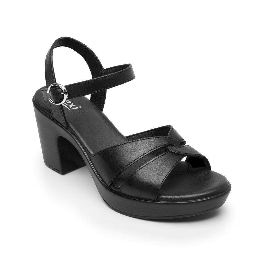 Foto 3 pulgar | Sandalias Flexi Negro Para Mujer [fff3647] Negro