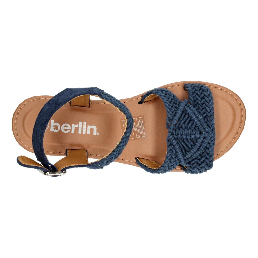 Foto 9 pulgar | Sandalias Berlin Azul Marino Para Mujer [bli102] Azul Marino