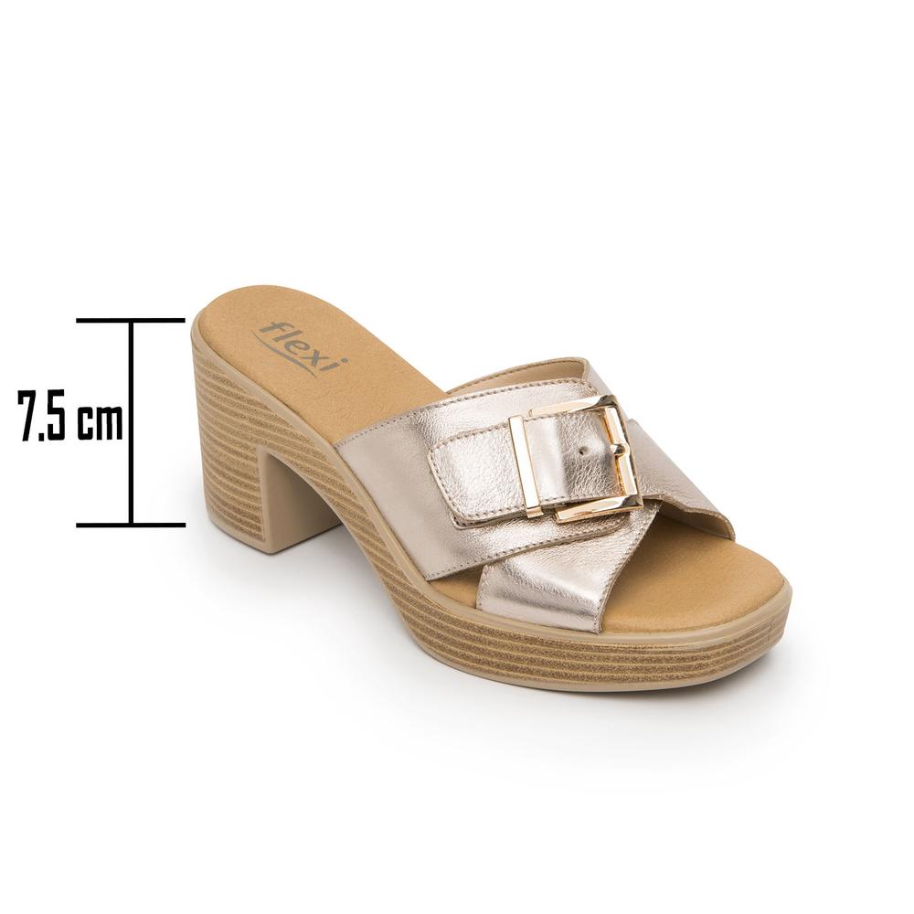 Foto 3 pulgar | Sandalias Flexi Rose Gold Para Mujer [fff3780] Rosa