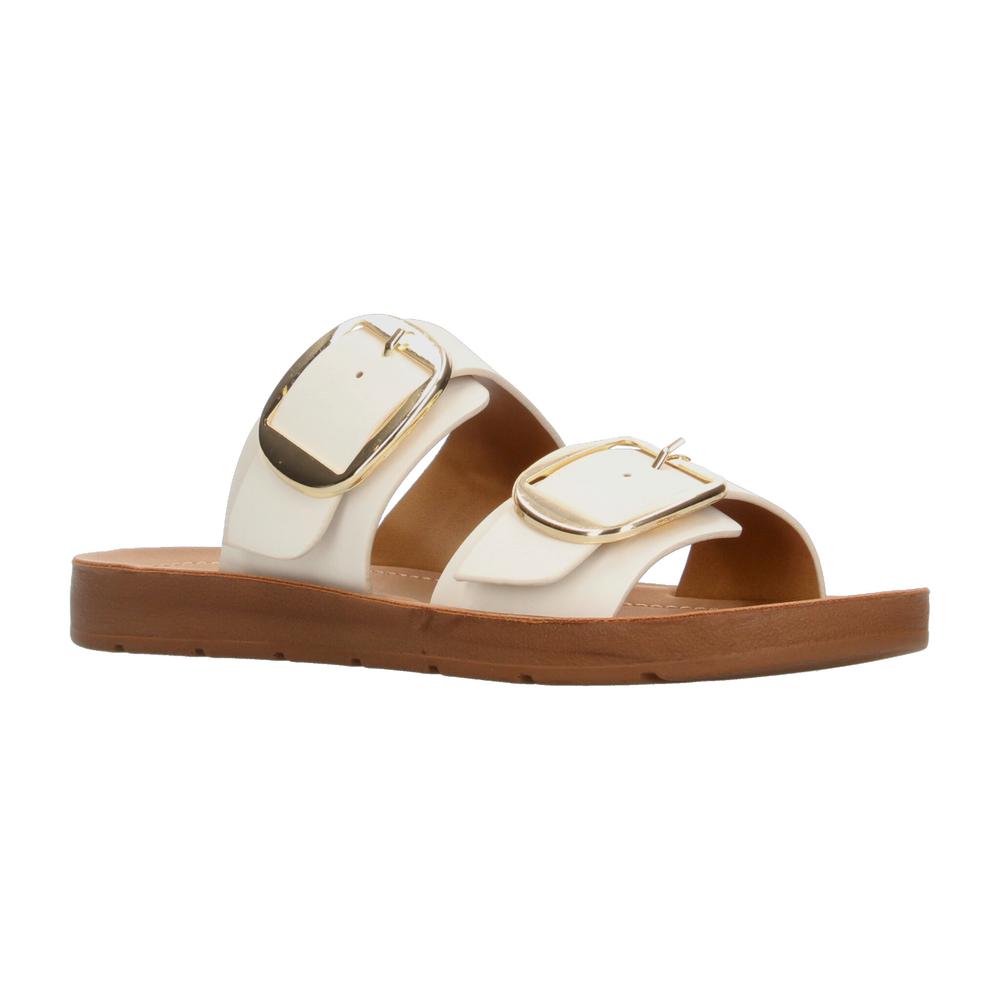 Foto 3 pulgar | Sandalias Berlin Blanco Para Mujer [bli178] Blanco