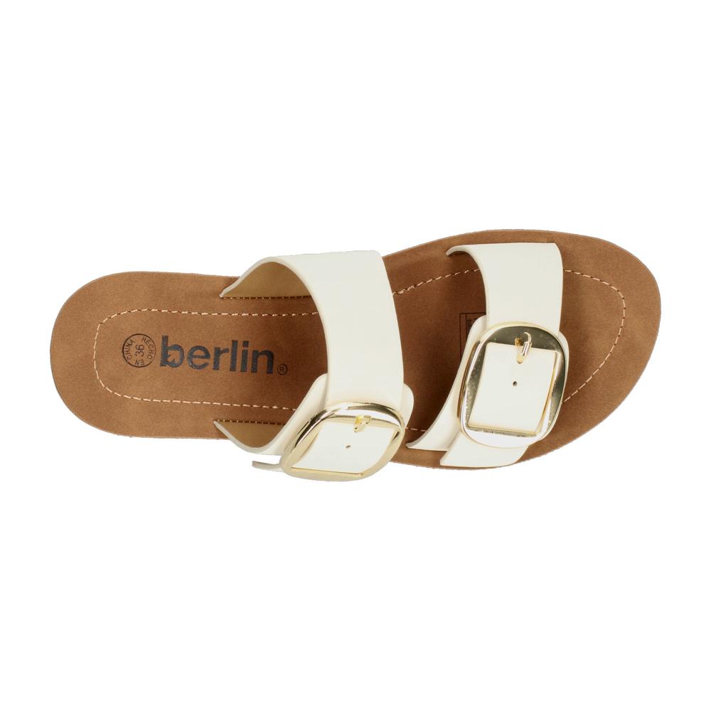 Foto 9 pulgar | Sandalias Berlin Blanco Para Mujer [bli178] Blanco