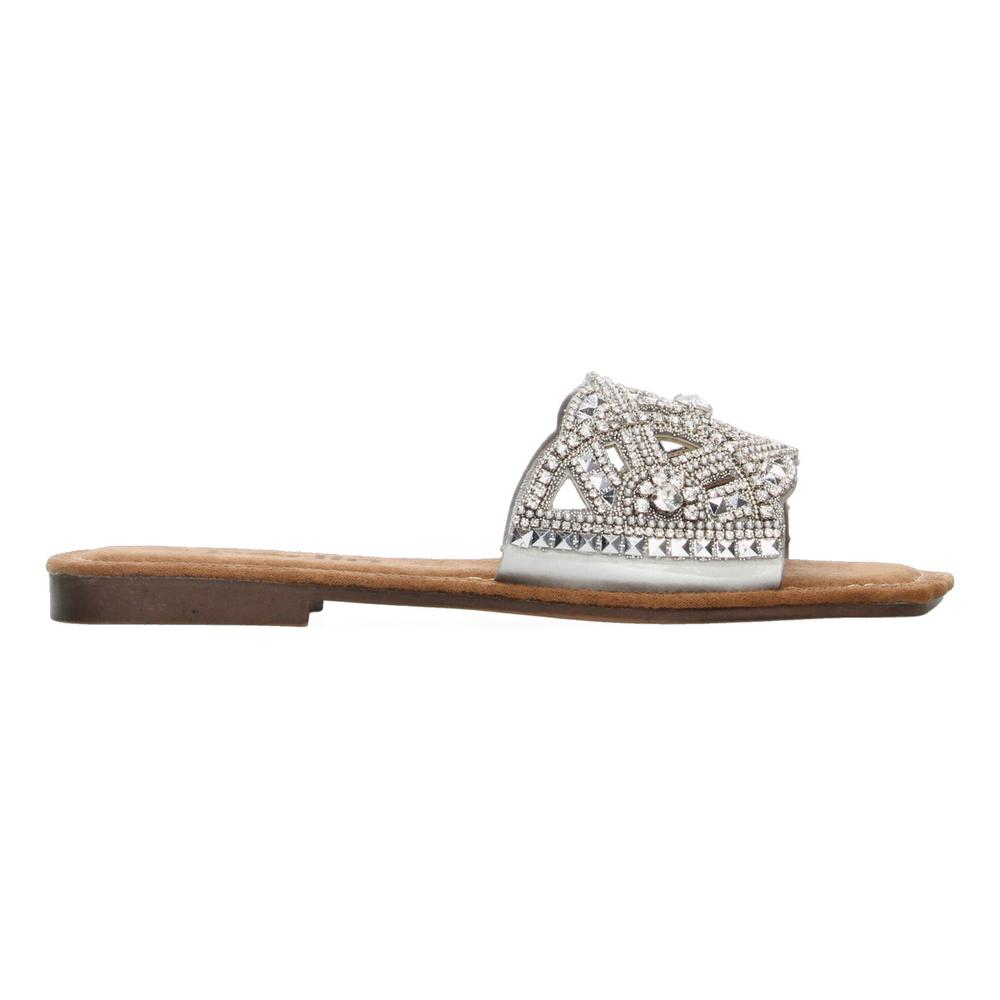 Sandalias Berlin Plateado Para Mujer [bli98] Plateado