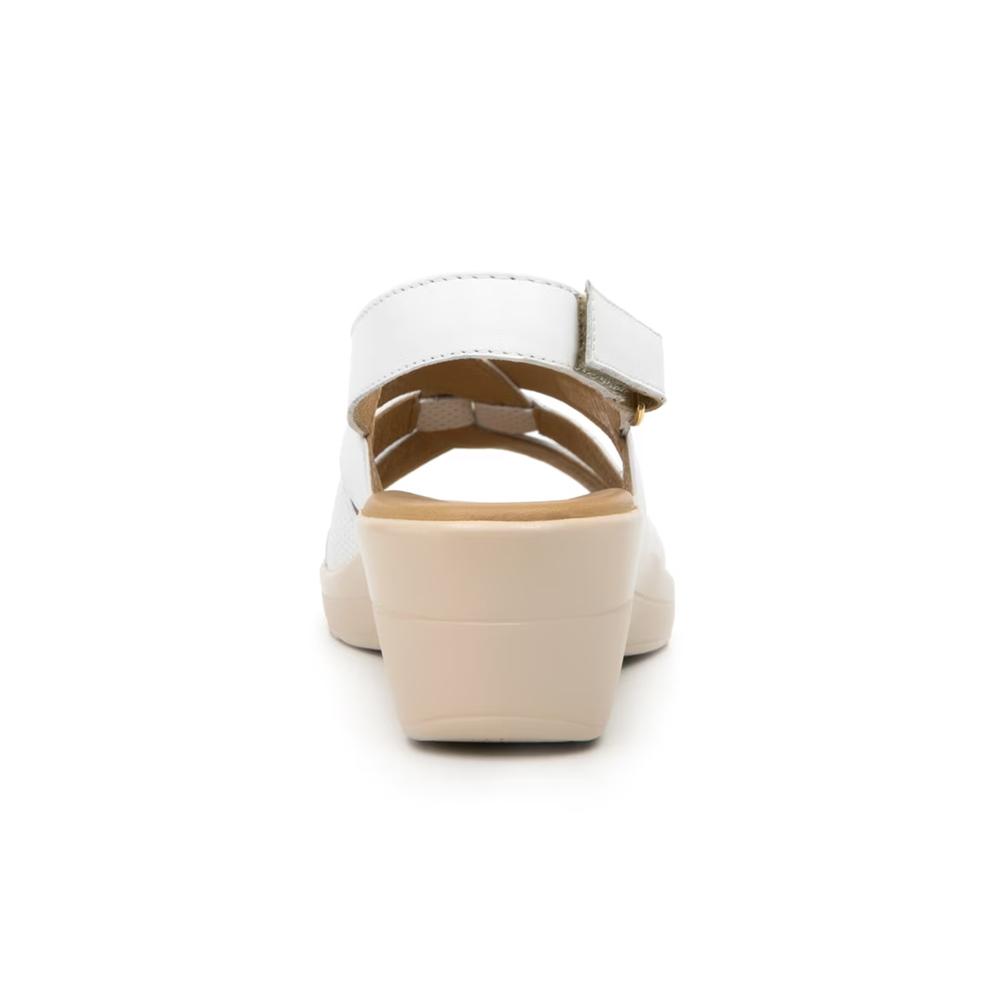 Foto 7 pulgar | Sandalias Flexi Blanco Para Mujer [fff3546] Blanco