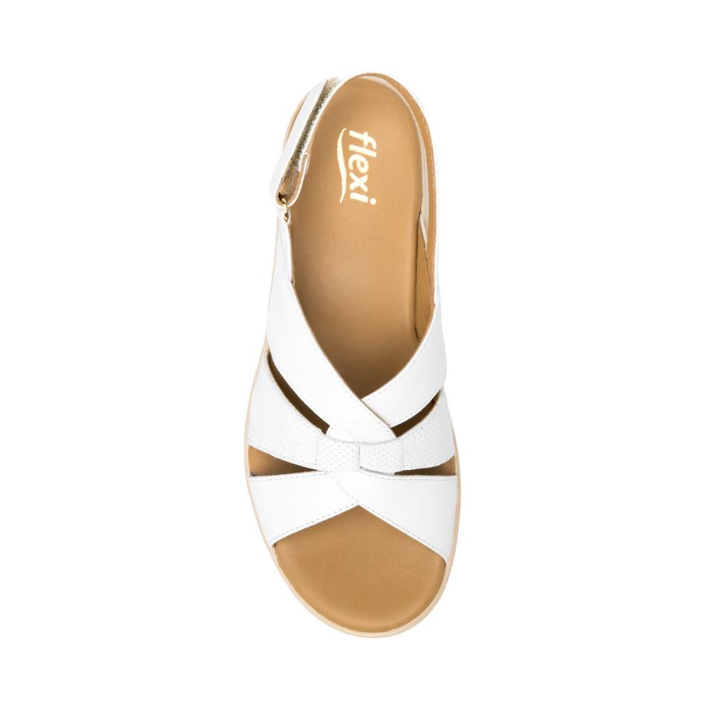 Foto 8 pulgar | Sandalias Flexi Blanco Para Mujer [fff3546] Blanco