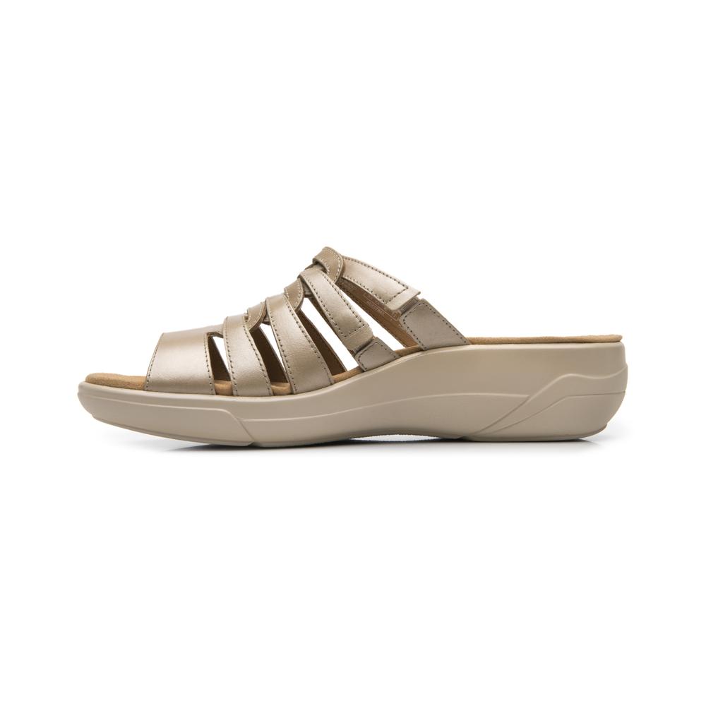 Foto 5 pulgar | Sandalias Flexi Dorado Para Mujer [fff3767] Dorado
