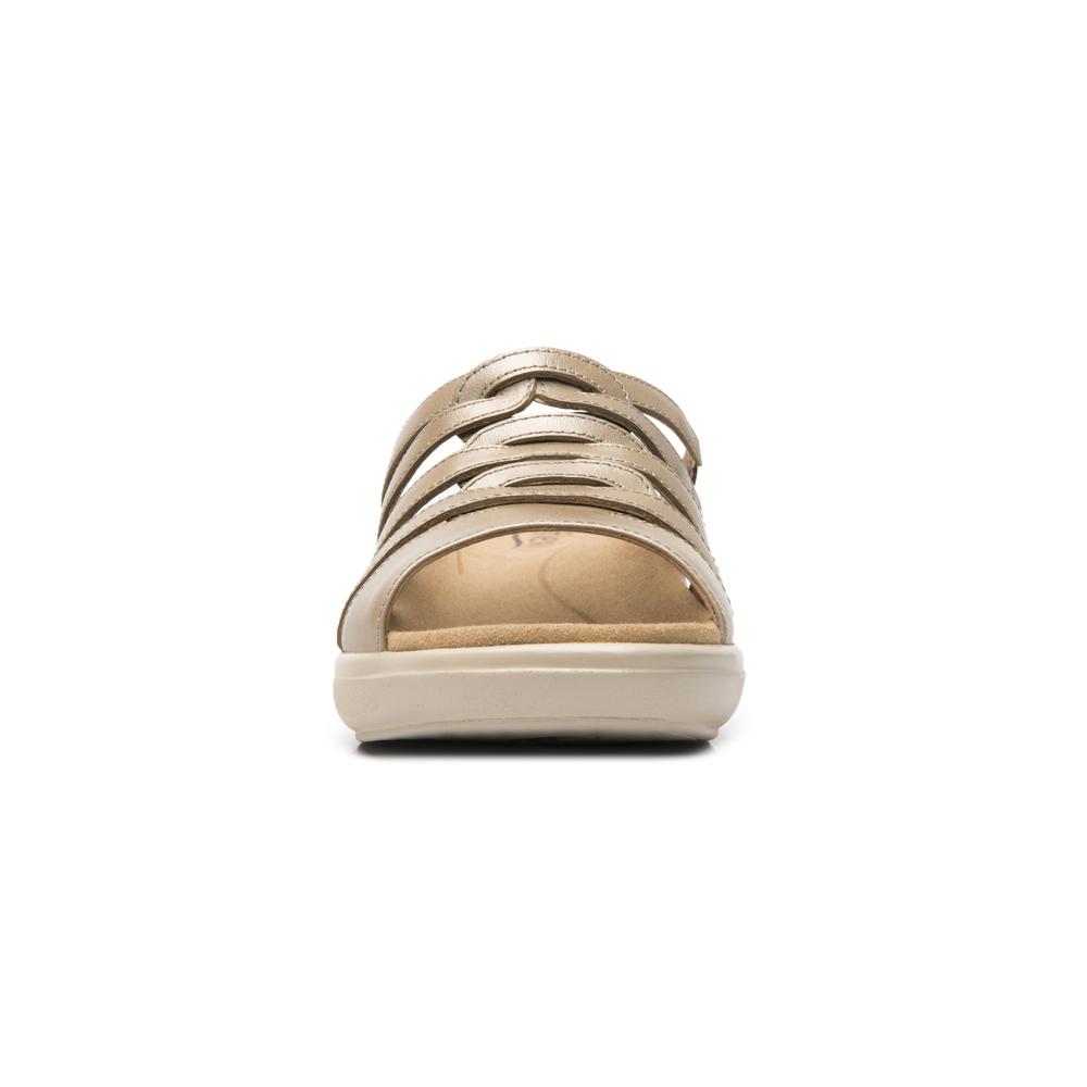 Foto 6 pulgar | Sandalias Flexi Dorado Para Mujer [fff3767] Dorado
