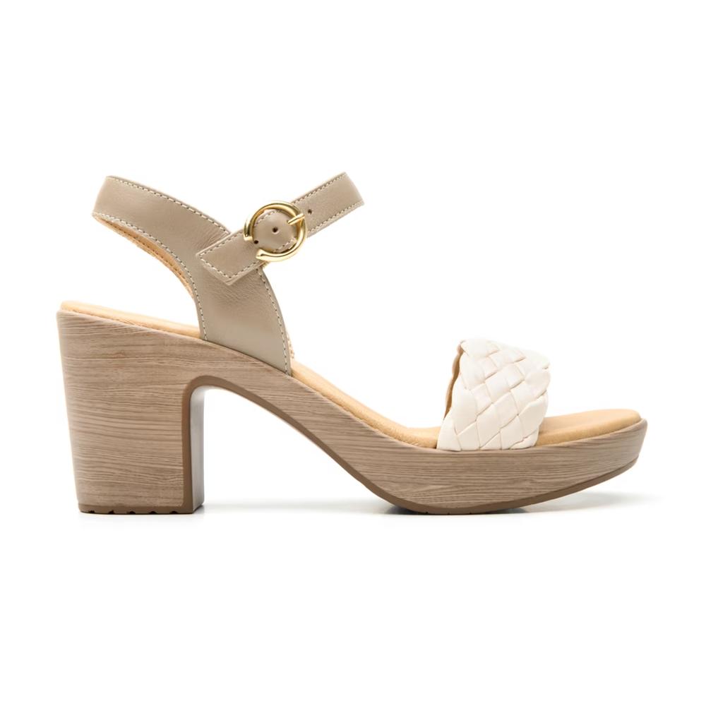 Sandalias Flexi Beige Para Mujer [fff3529] Beige