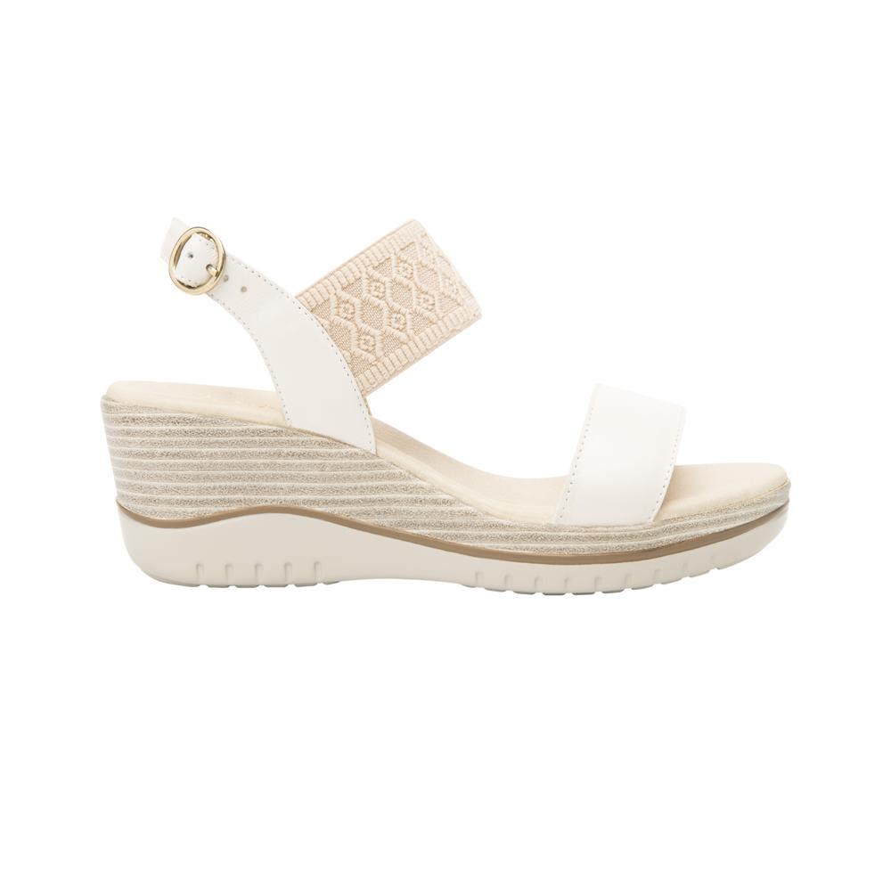 Foto 2 pulgar | Sandalias Flexi Blanco Para Mujer [fff3539] Blanco