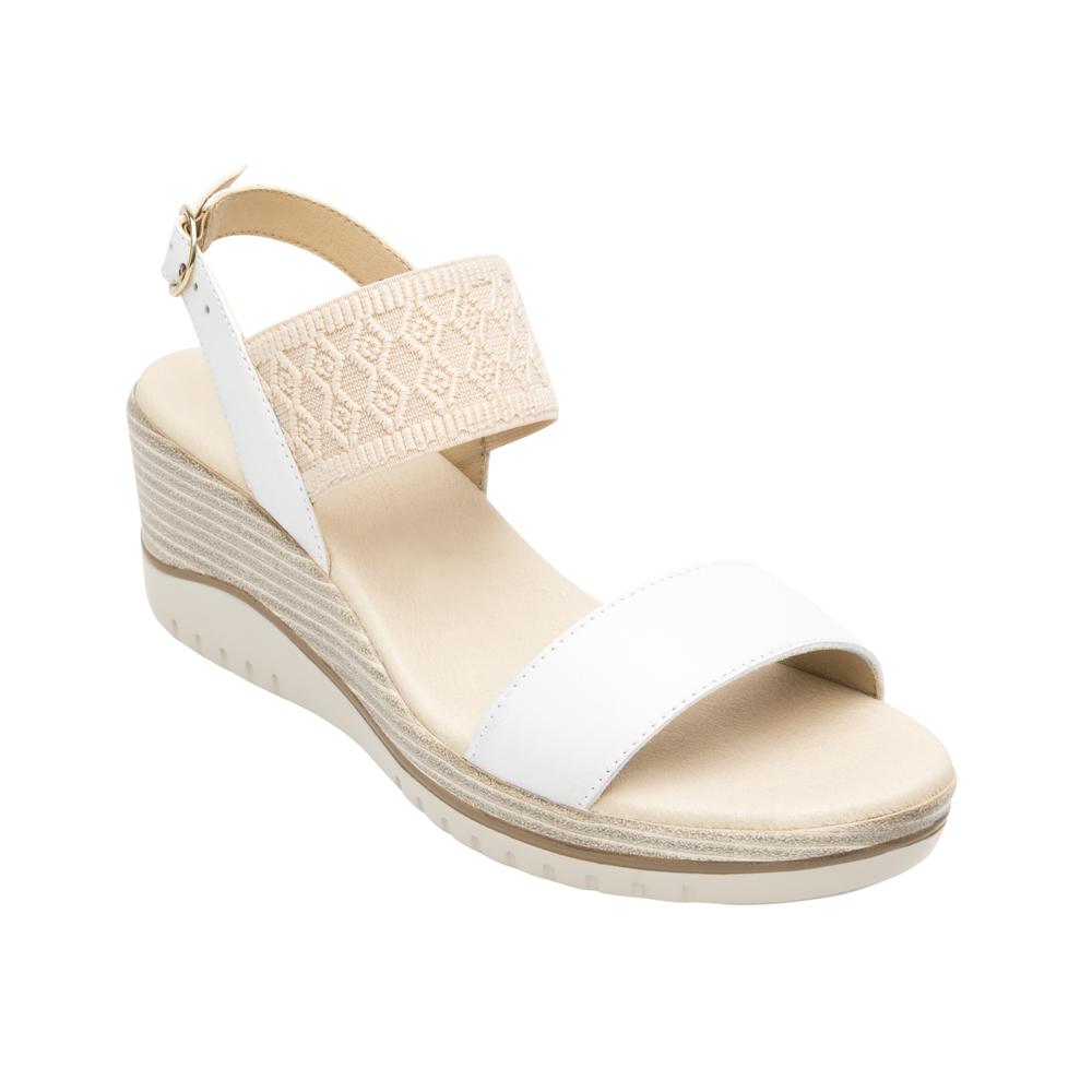 Foto 3 pulgar | Sandalias Flexi Blanco Para Mujer [fff3539] Blanco