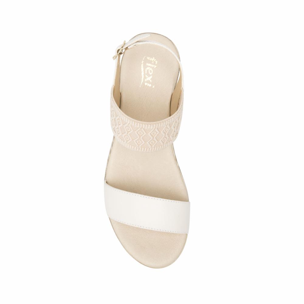 Foto 8 pulgar | Sandalias Flexi Blanco Para Mujer [fff3539] Blanco