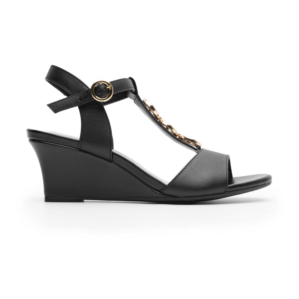 Sandalias Flexi Negro Para Mujer [fff3665] Negro