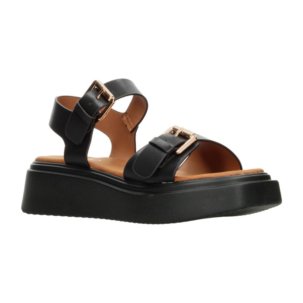 Foto 3 pulgar | Sandalias Ozono Negro Para Mujer [ozo2975] Negro