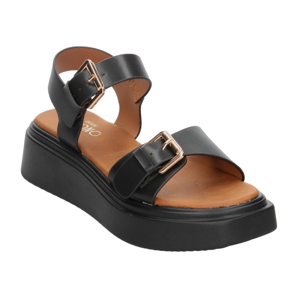 Foto 5 pulgar | Sandalias Ozono Negro Para Mujer [ozo2975] Negro