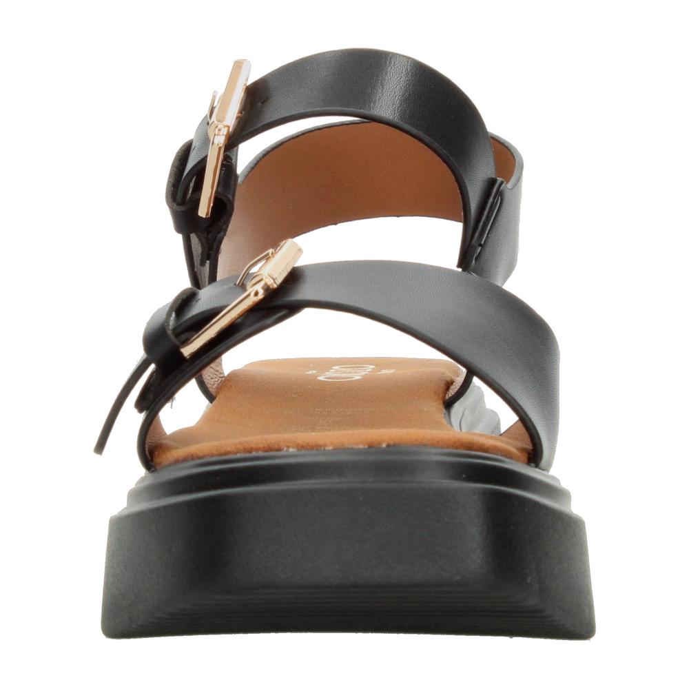 Foto 7 pulgar | Sandalias Ozono Negro Para Mujer [ozo2975] Negro