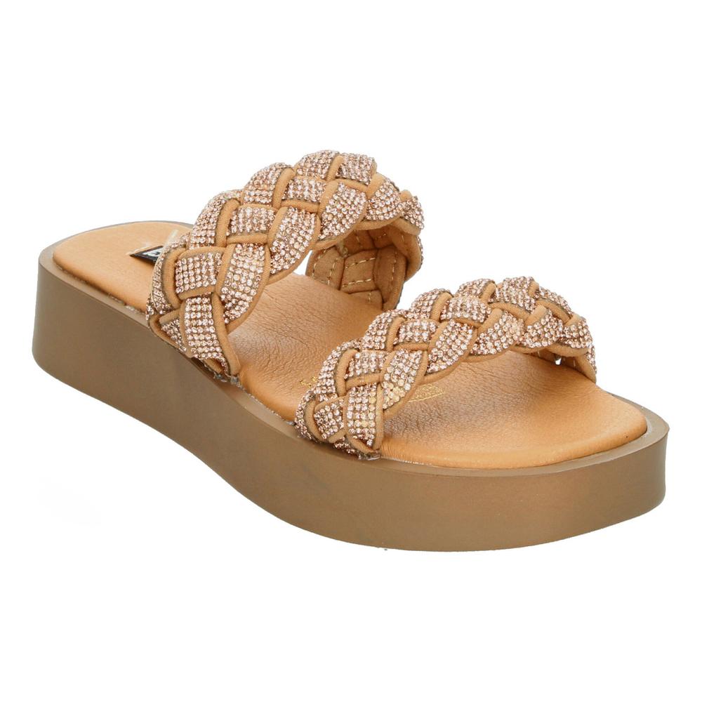 Foto 5 pulgar | Sandalias Berlin Maquillaje Para Mujer [bli121] Beige