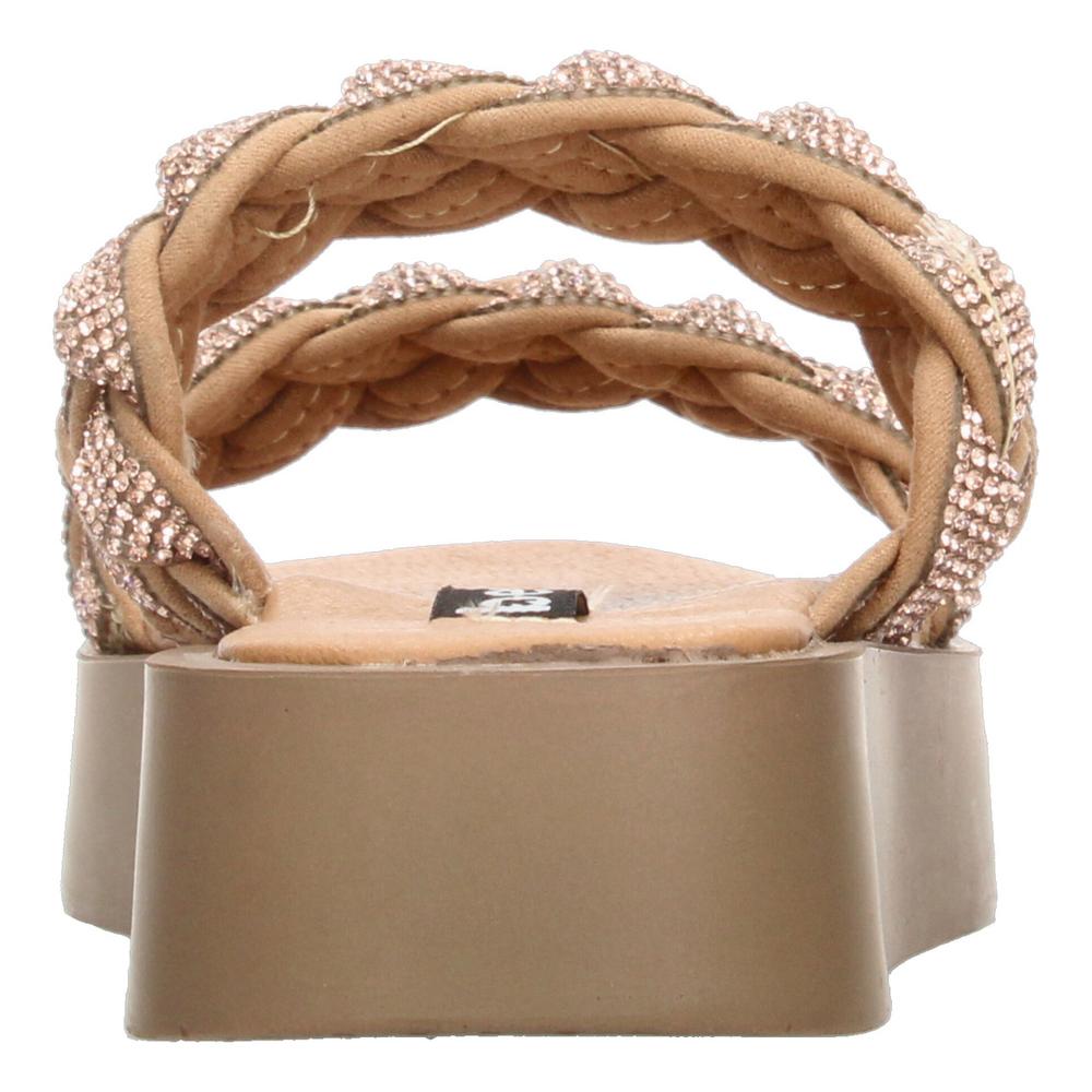 Foto 8 pulgar | Sandalias Berlin Maquillaje Para Mujer [bli121] Beige