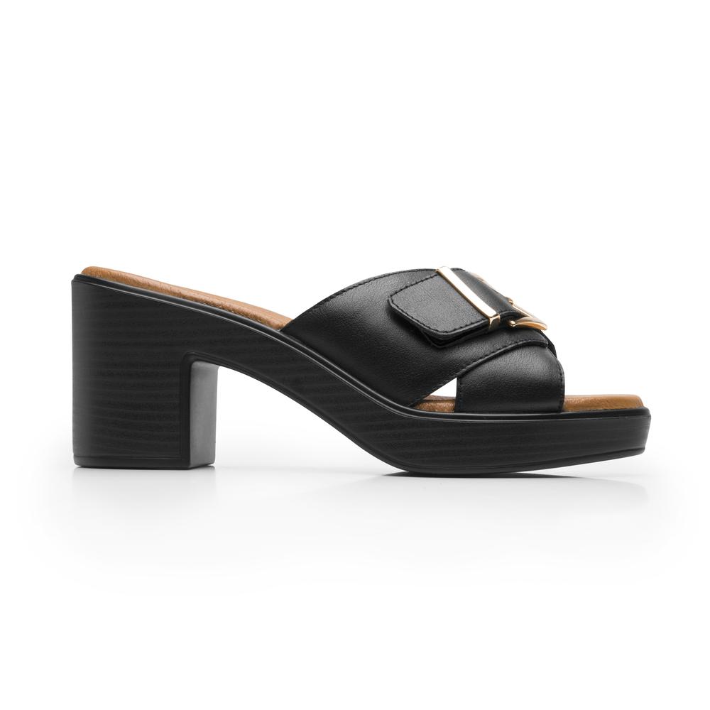 Sandalias Flexi Negro Para Mujer [fff3762] Negro