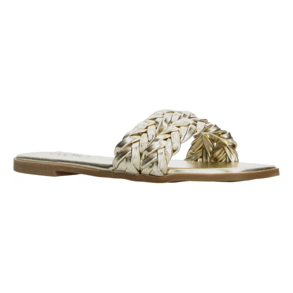 Foto 3 pulgar | Sandalias Ozono Dorado Para Mujer [ozo2919] Dorado