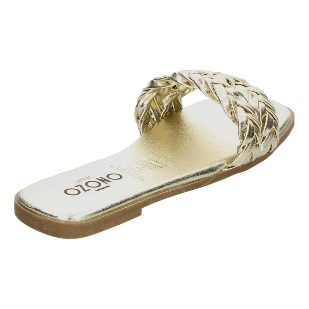 Foto 6 pulgar | Sandalias Ozono Dorado Para Mujer [ozo2919] Dorado