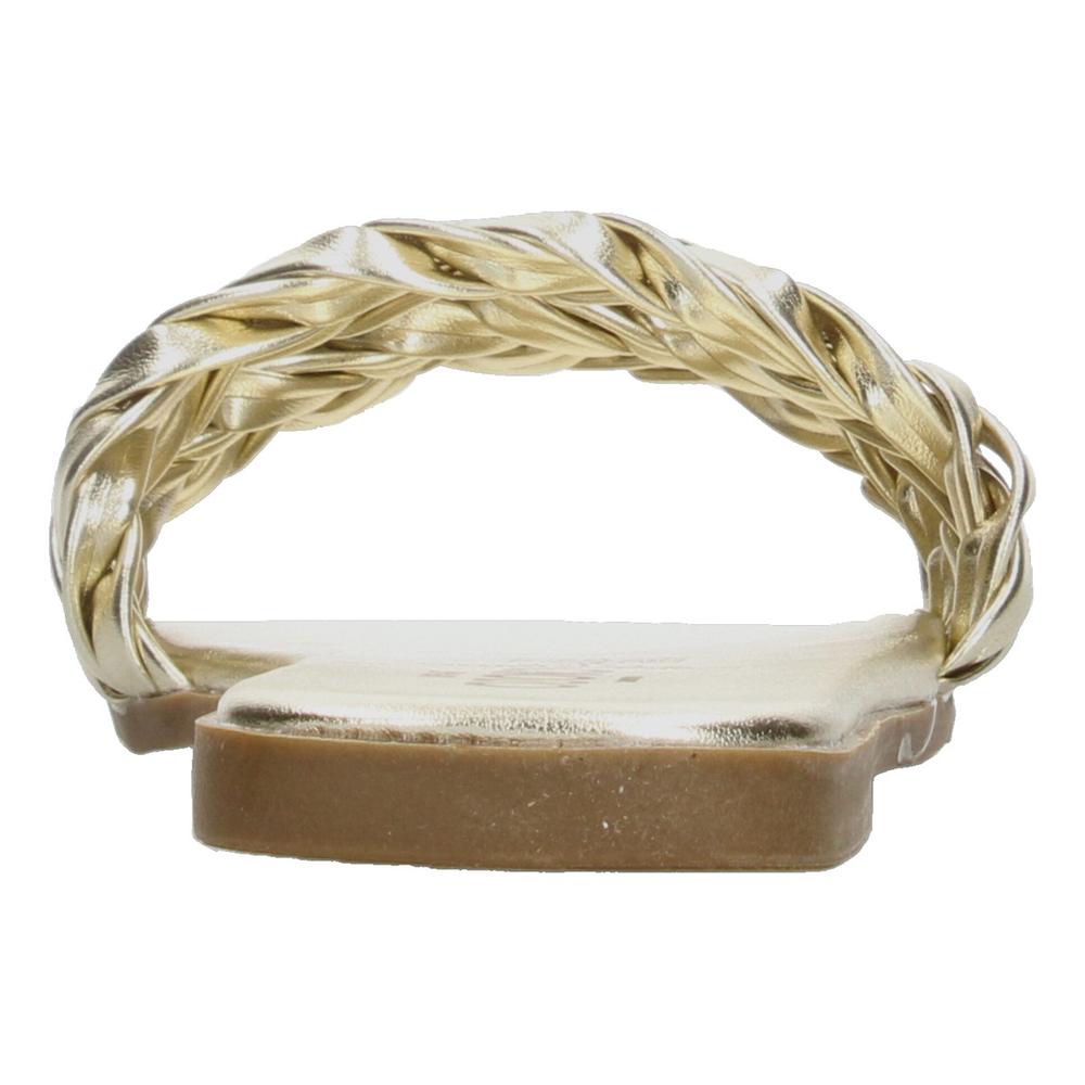 Foto 9 pulgar | Sandalias Ozono Dorado Para Mujer [ozo2919] Dorado