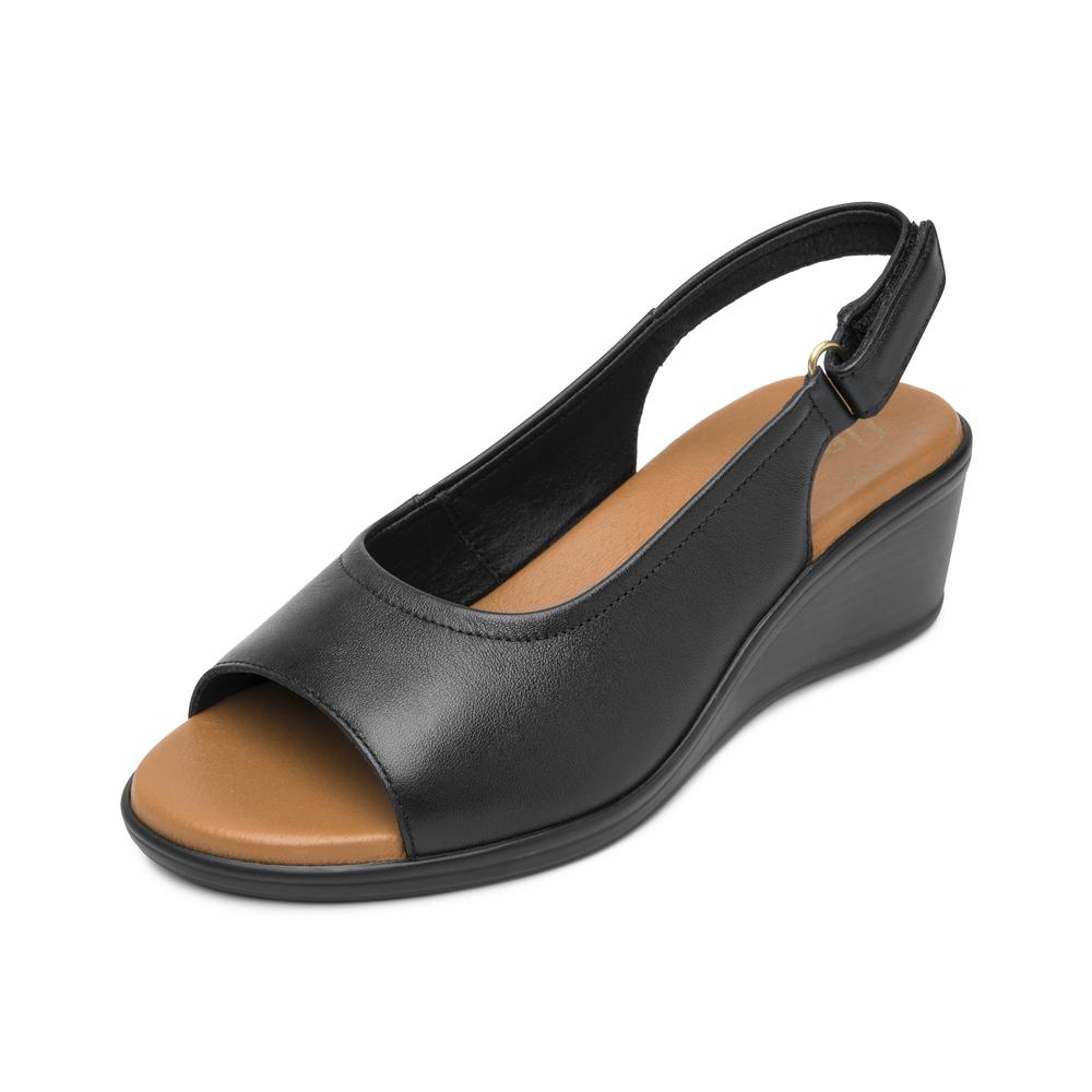Foto 4 pulgar | Sandalias Flexi Negro Para Mujer [fff3753] Negro