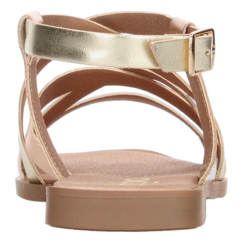 Foto 8 pulgar | Sandalias Ozono Dorado Para Mujer [ozo2918] Plateado