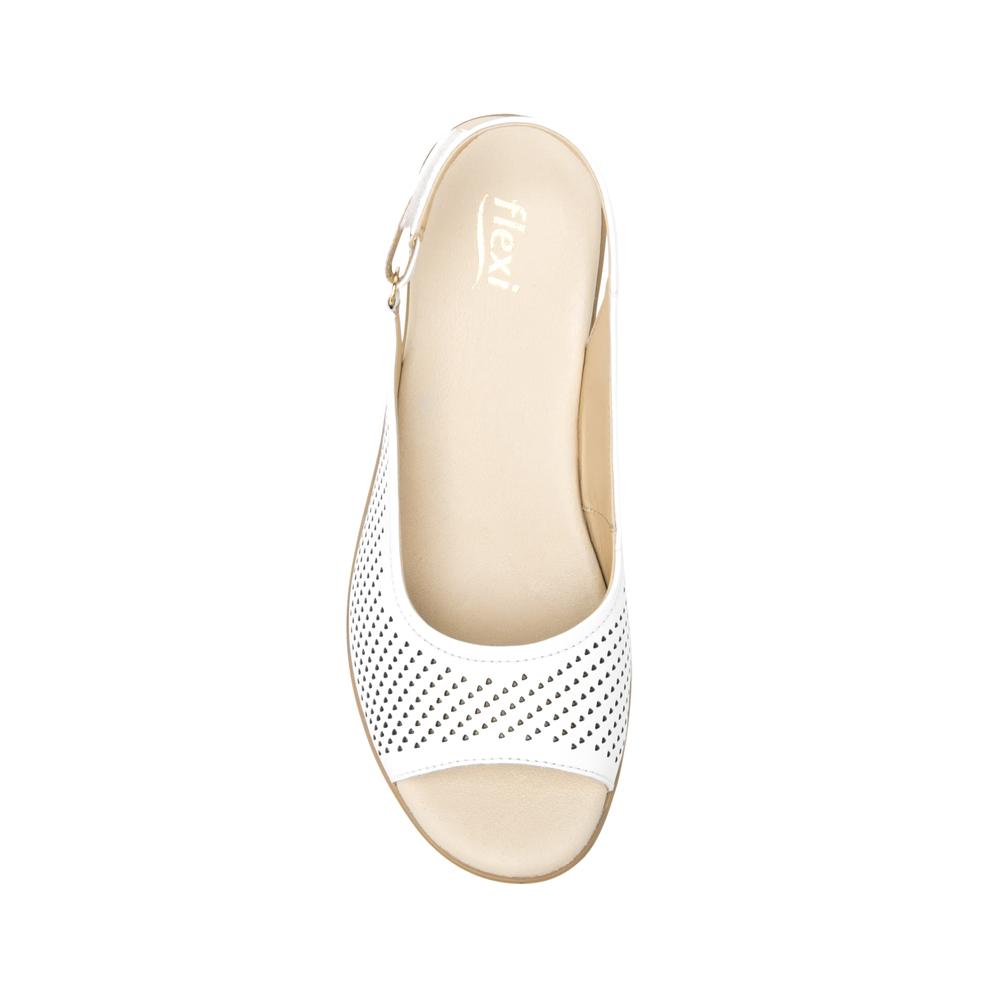 Foto 8 pulgar | Sandalias Flexi Blanco Para Mujer [fff3563] Blanco