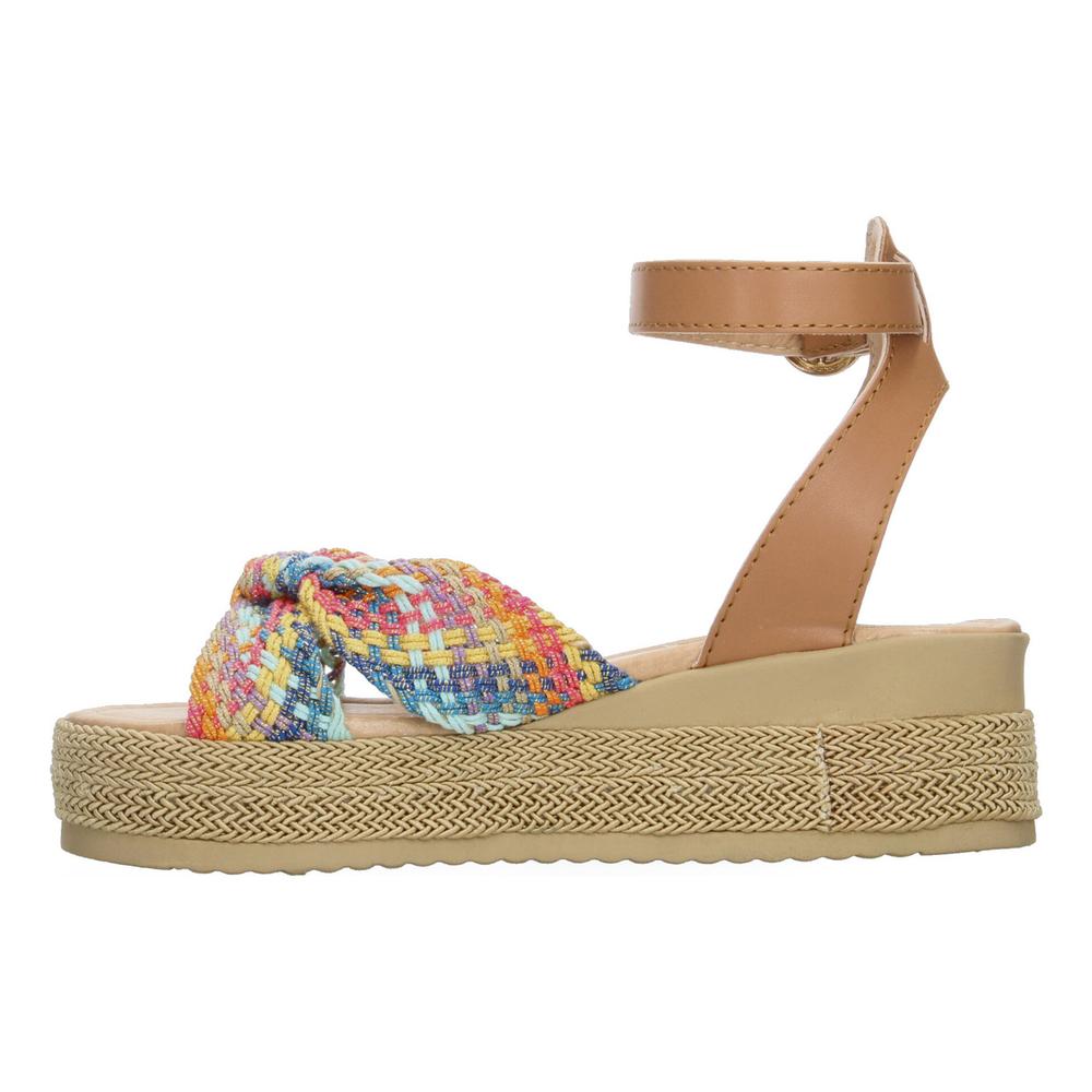 Foto 6 pulgar | Sandalias Berlin Multicolor Para Mujer [bli119] Cafe