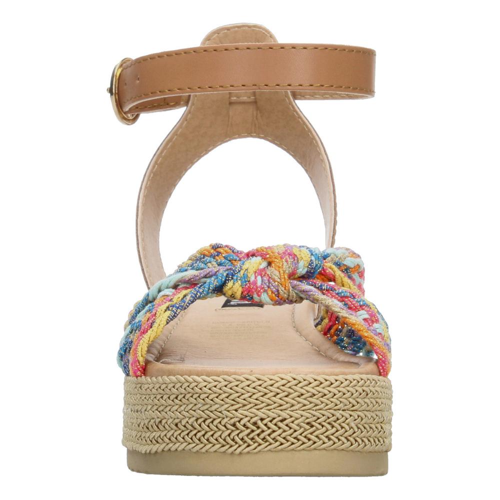 Foto 7 pulgar | Sandalias Berlin Multicolor Para Mujer [bli119] Cafe