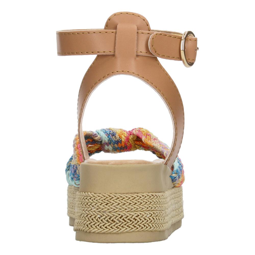 Foto 8 pulgar | Sandalias Berlin Multicolor Para Mujer [bli119] Cafe