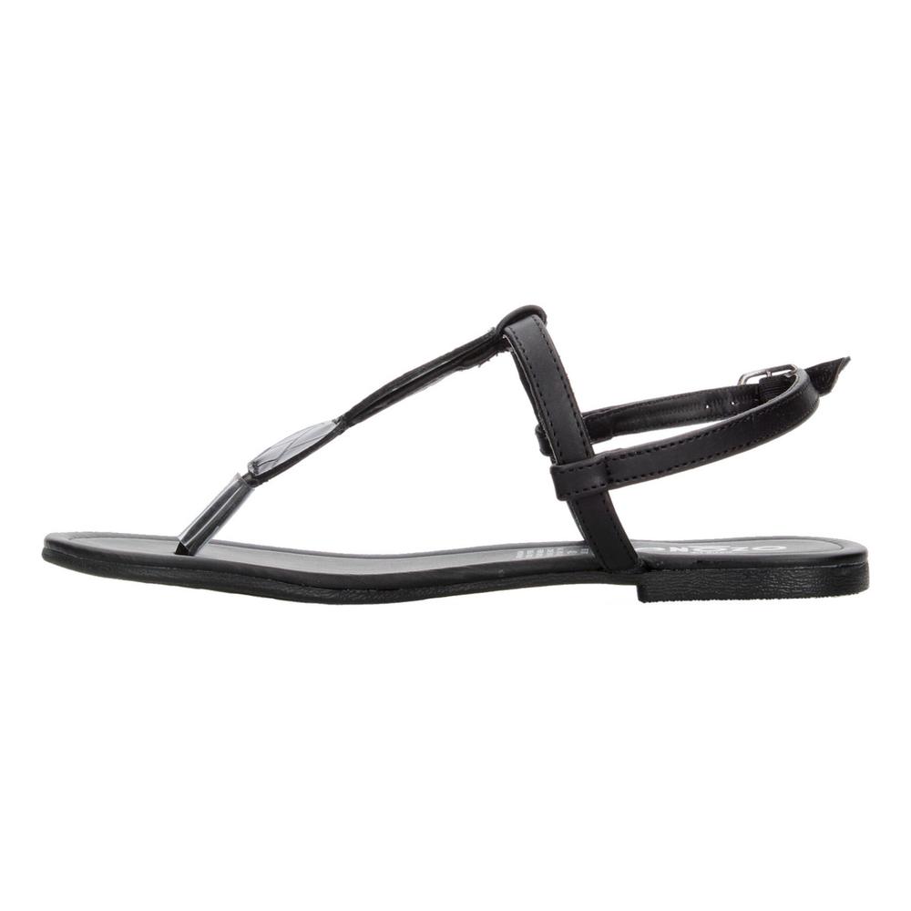 Foto 7 pulgar | Sandalias Ozono Negro Para Mujer [ozo2930] Negro