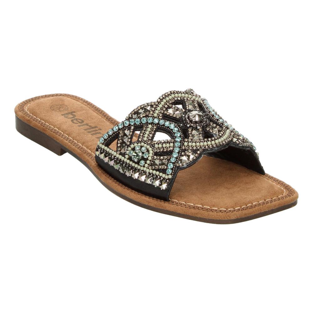 Foto 5 pulgar | Sandalias Berlin Negro Para Mujer [bli99] Negro