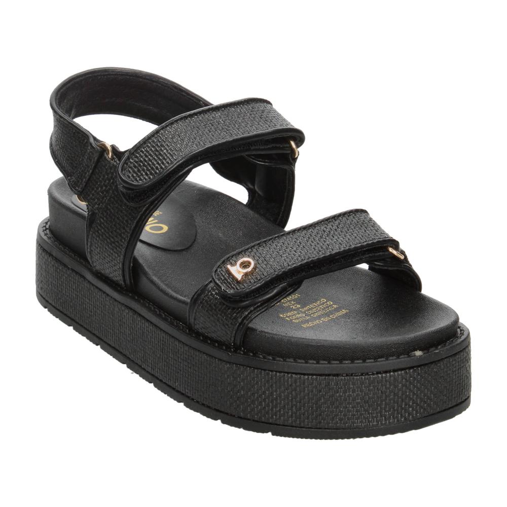 Foto 5 pulgar | Sandalias Ozono Negro Para Mujer [ozo2976] Negro