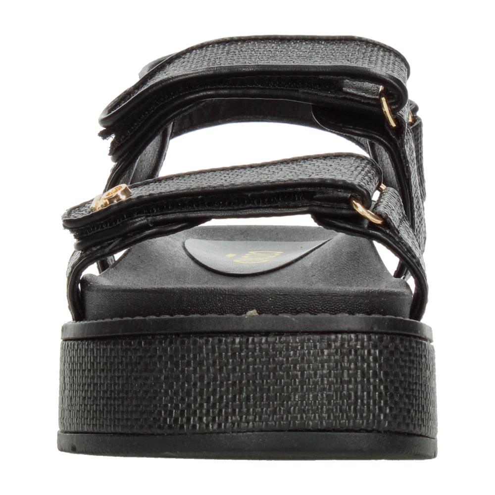 Foto 7 pulgar | Sandalias Ozono Negro Para Mujer [ozo2976] Negro