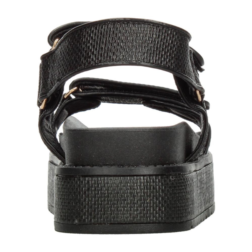 Foto 8 pulgar | Sandalias Ozono Negro Para Mujer [ozo2976] Negro