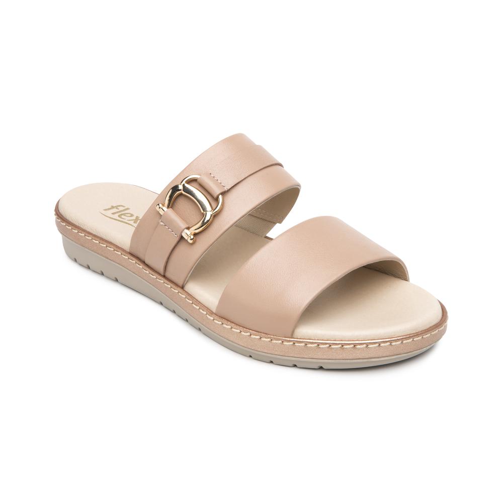 Foto 3 pulgar | Sandalias Flexi Rose Gold Para Mujer [fff3743] Rosa