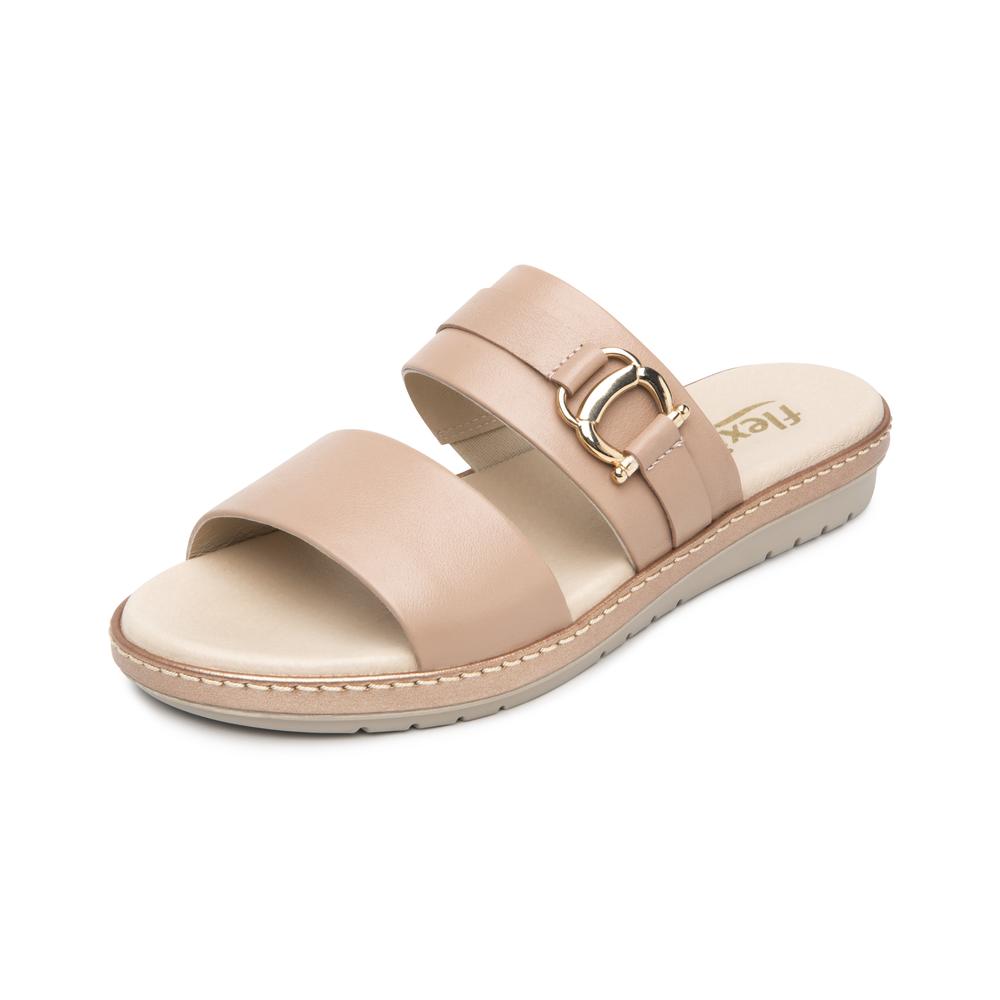 Foto 4 pulgar | Sandalias Flexi Rose Gold Para Mujer [fff3743] Rosa