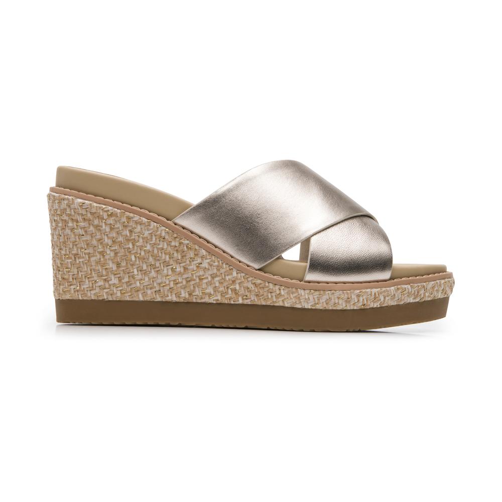 Sandalias Flexi Dorado Para Mujer [fff3778] Dorado