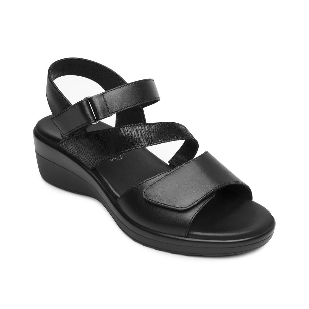 Foto 3 pulgar | Sandalias Flexi Negro Para Mujer [fff3751] Negro