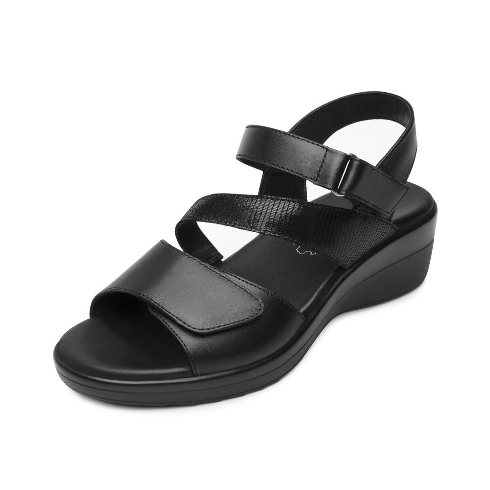 Foto 4 pulgar | Sandalias Flexi Negro Para Mujer [fff3751] Negro