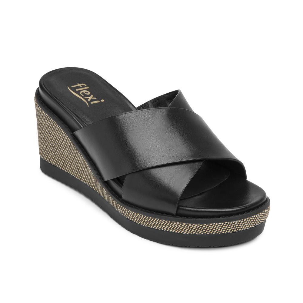 Foto 3 pulgar | Sandalias Flexi Negro Para Mujer [fff3777] Negro