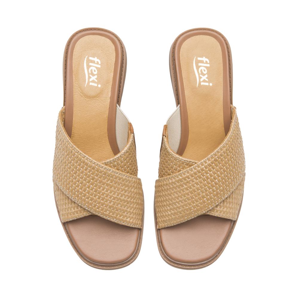 Foto 7 | Sandalias Flexi Cafe Para Mujer [fff3760] Cafe