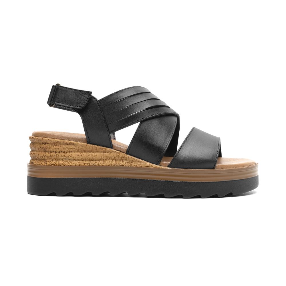 Sandalias Flexi Negro Para Mujer [fff3661] Negro