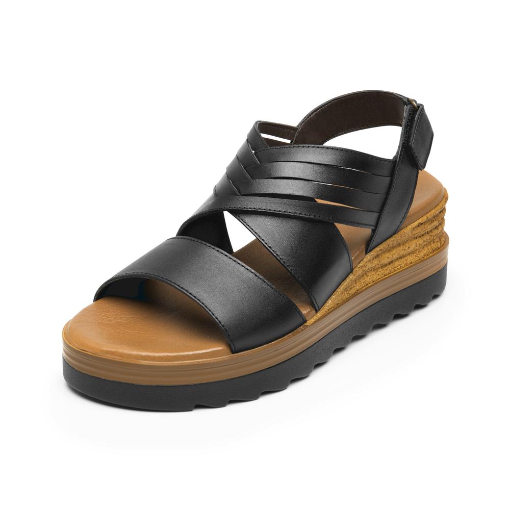Foto 4 pulgar | Sandalias Flexi Negro Para Mujer [fff3661] Negro