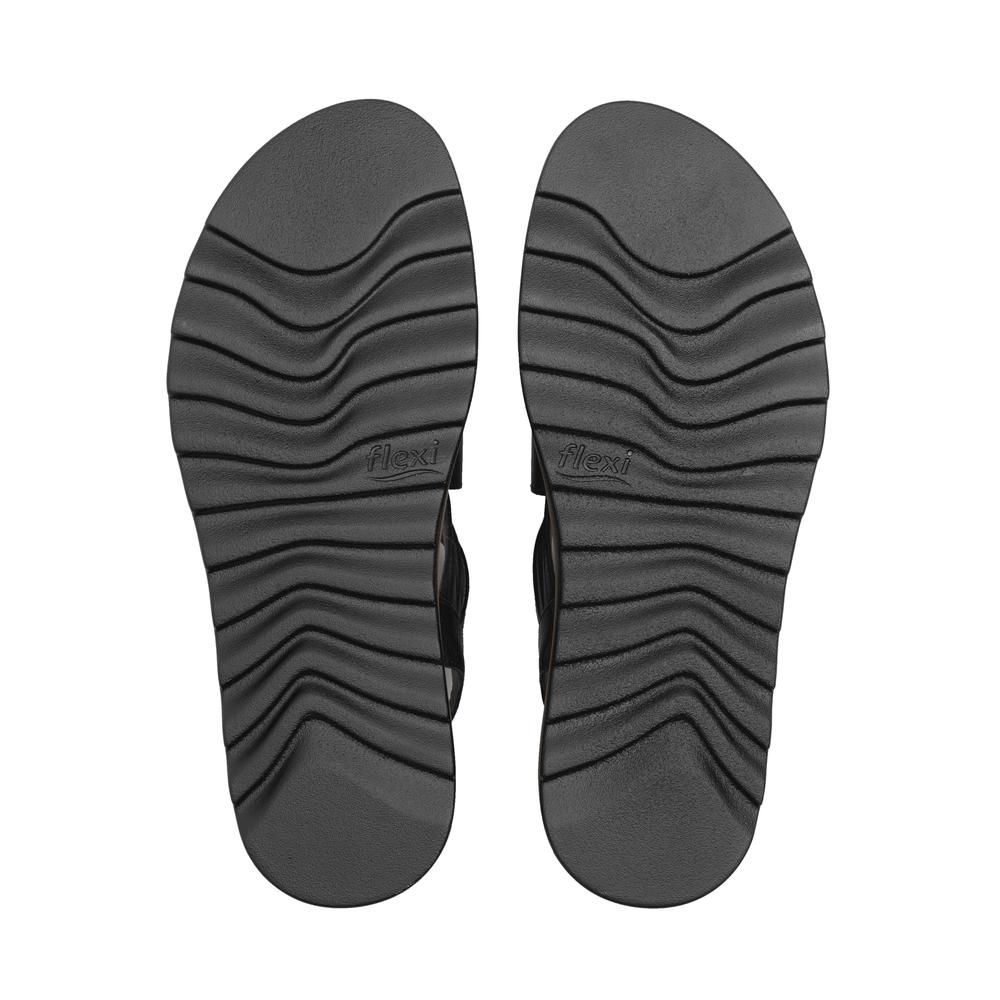 Foto 8 | Sandalias Flexi Negro Para Mujer [fff3661] Negro