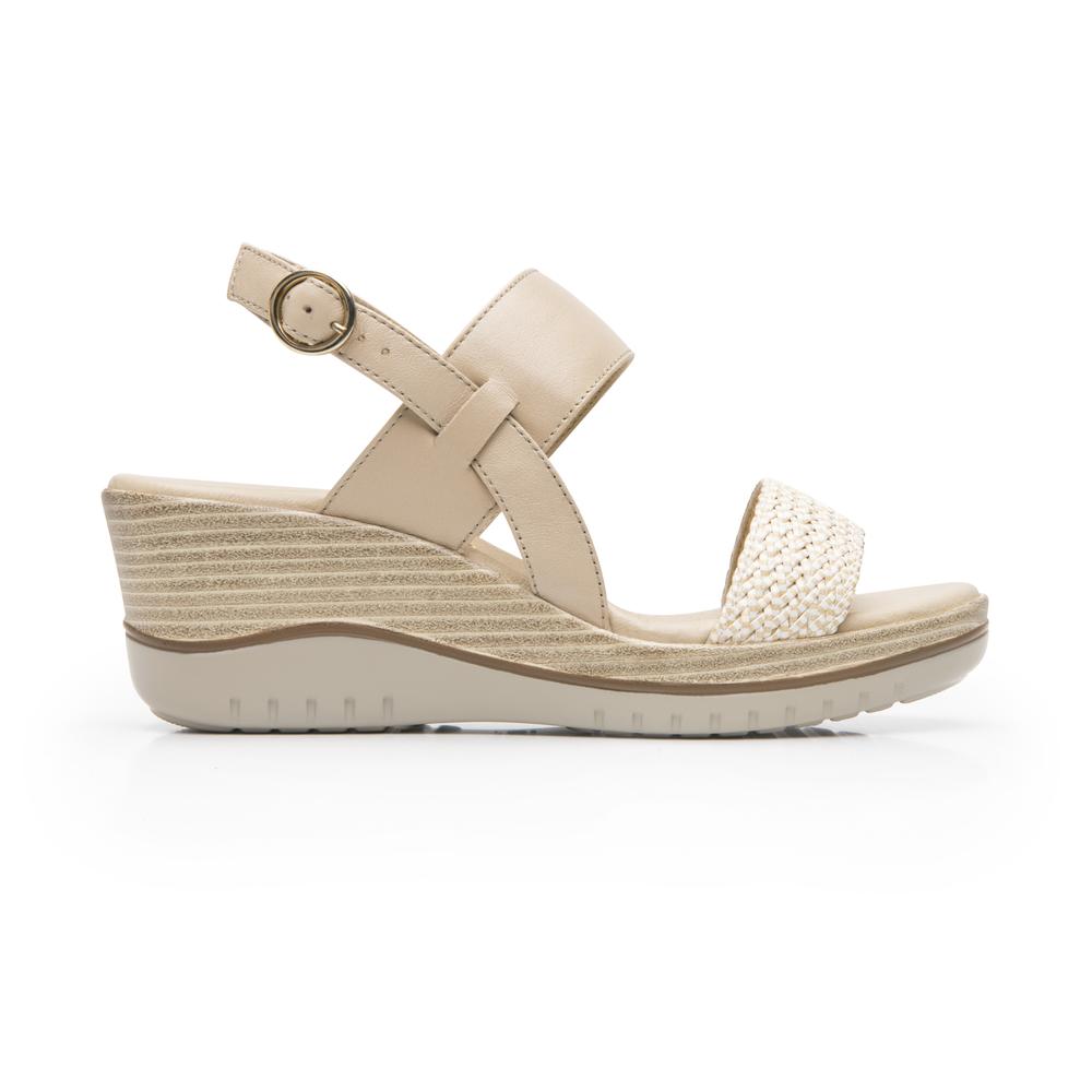 Foto 2 pulgar | Sandalias Flexi Crema Para Mujer [fff3747] Beige